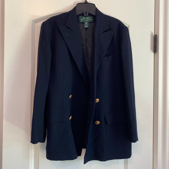 Ralph Lauren Jackets & Blazers - AUTHENTIC vintage Ralph Lauren navy blazer
